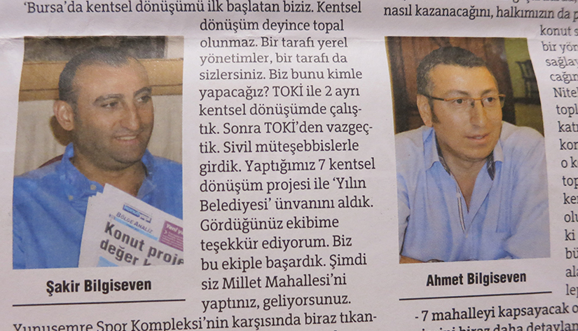 Platin İnşaat - Yıldırım'ı birlikte dönüştürecekler